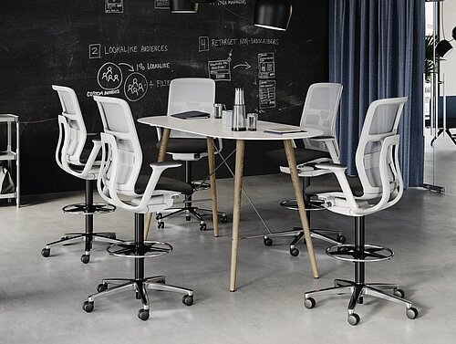 Occo chairs in meeting room with conference table