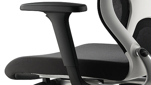 IN-Swivel-Chair, cut-out, close-up view of armrest and seat