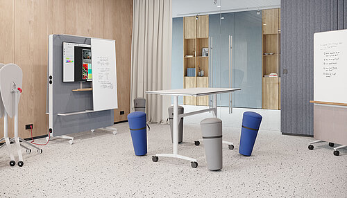 Confair Next meeting room in modern office, presentation setup