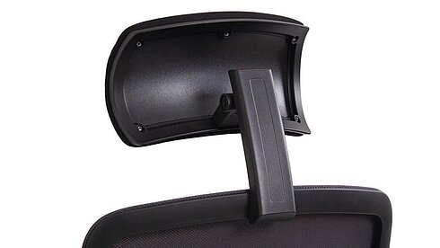 IN-Swivel-Chair, cut-out, rear view of headrest attachment