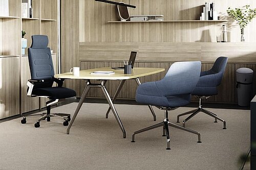 Occo chairs in meeting room with conference table