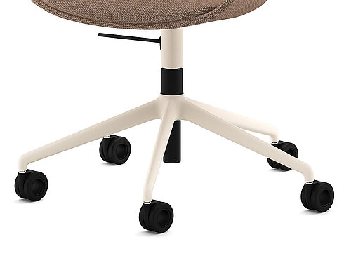 Yonda Conference chair, cut-out, five-star base with castors